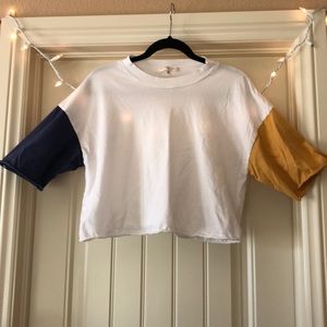 UO Color Block Sleeve T-Shirt